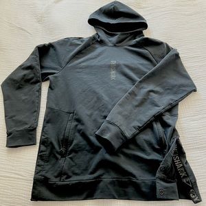 Gymshark hoodie with side snaps - mens - large